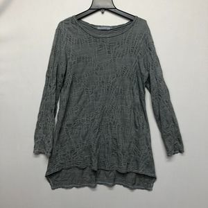 Cut Loose Women Long Sleeve Tunic Shirt Top Blouse Size Medium M095 -23